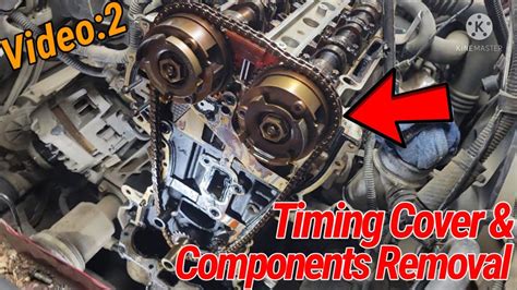 V Chevy Cruze Turbo How To Remove Crank Pulley Timing Cover Chain Other Stuff Youtube