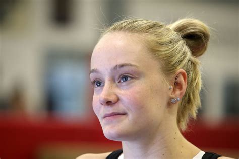 Olympic Hopeful Riley Mccusker Trains With Mg Elite Gymnastics Coach Maggie Haney In Marlboro