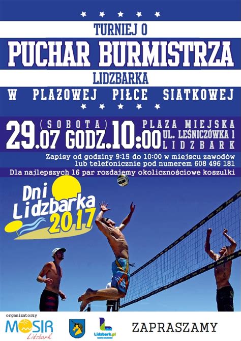 Turniej o Puchar Burmistrza Lidzbarka turnieje plażówki Lidzbark