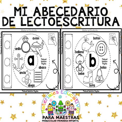 Mi Abecedario De Lectoescritura Materiales Educativos Para Maestras