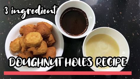 3 Ingredient Doughnut Holes Recipe Easy Lockdown Snack And Desserts