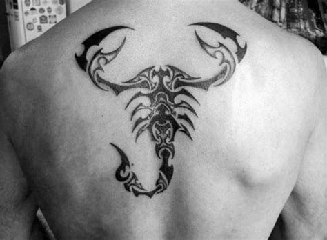 The scorpio tattoo is often inked by people who born in between 23rd october to 21st nov. 50 Tribal Scorpion Tattoo Designs For Men - Manly Ink Ideas