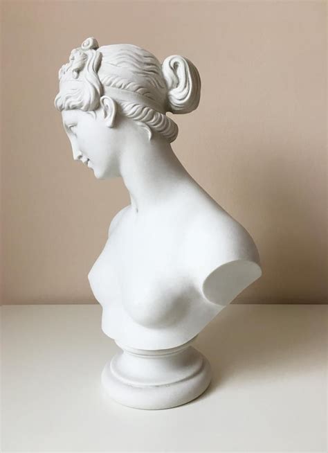 Venus Bust Sculpture Greek Statue Of Aphrodite With The Apple Etsy Bust Sculpture Greek