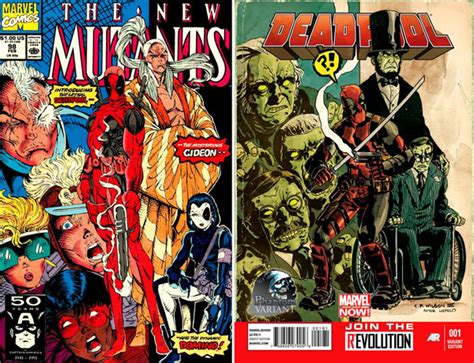 I Love Comic Covers Homage New Mutants 98 Deadpool V4 1