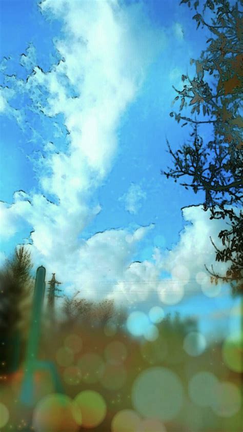 Pemandangan Langit Biru Wallpapersc Iphone6splus