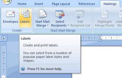 How to make 21 labels on microsoft word / how to create labels in word youtube. Creating Custom Labels in Microsoft Word 2007 (Tutorial Thursday) — Techtites