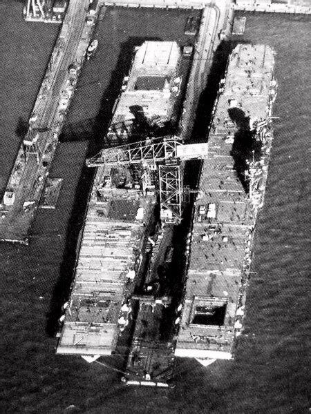 Photo Carriers Enterprise Left And Yorktown Right Under