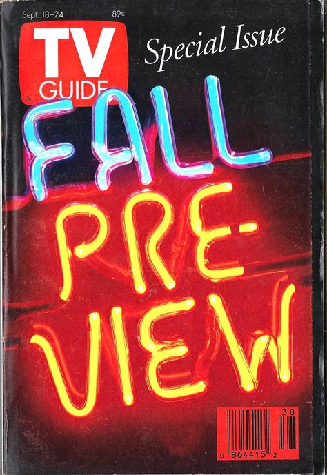 Past Print Tv Guide Fall Preview Covers