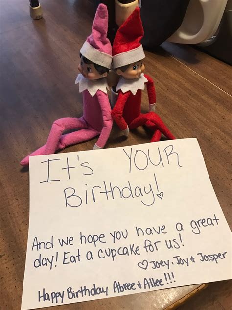 Birthday Letter From Elf On The Shelf Printable Santa Is So Excited To Celebrate With You