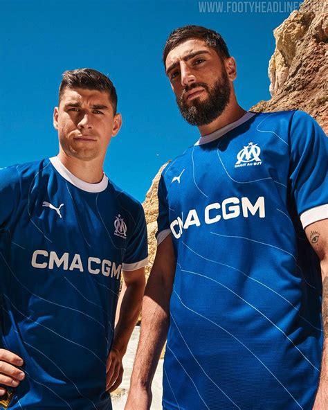 marseille 23 24 home and away kits revealed footy headlines