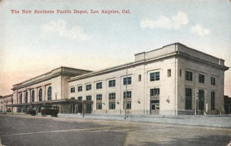 The New Southern Pacific Depot Los Angeles Ca Postcard