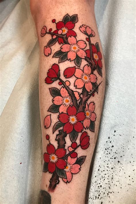 Cherry Blossom Tattoo San Diego Tattoo Artist Japanese Flower