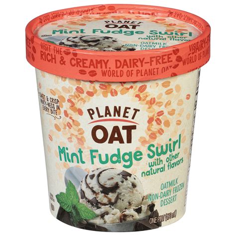 Save On Planet Oat Non Dairy Frozen Dessert Mint Fudge Swirl Order