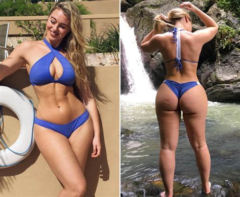 iskra lawrence shows off her curves in a blue bikini iskra lawrence hot sex picture