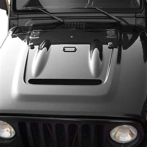 Duraflex Jeep Wrangler 2004 Heat Reduction Style Fiberglass Hood