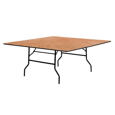 Flash Furniture Yt Wfft72 Sq Gg 72 Square Wood Folding Banquet Table