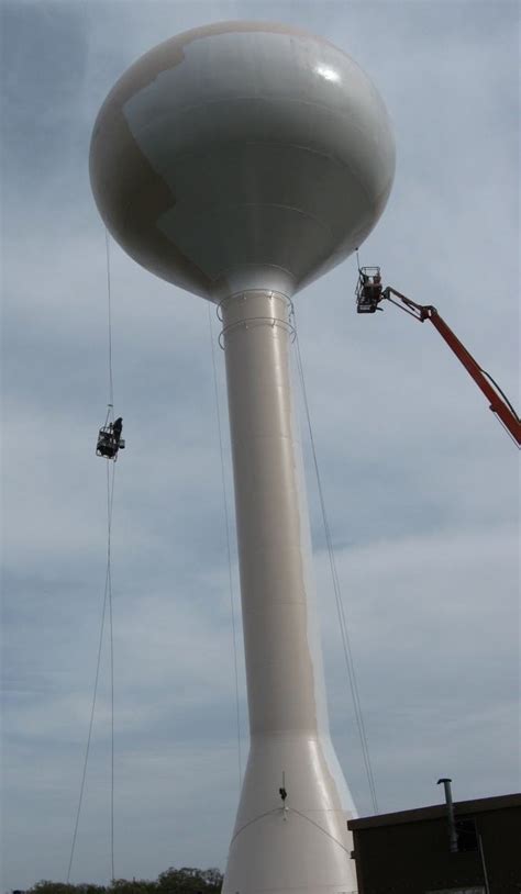 Rensselaer Adventures Painting The Water Tower