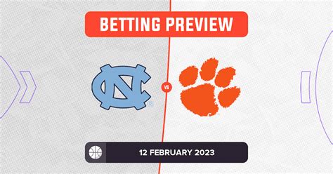 North Carolina Vs Clemson Prediction And Odds 12 February 2023