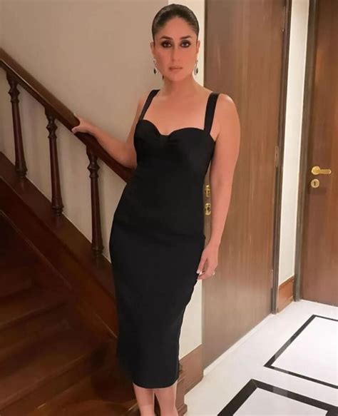 Kareena Kapoor Looks Hot In Black Bold Bodycon Outfit Setting The Internet On Fire