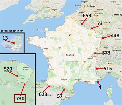 Amazing Facts About The French Border Vivid Maps