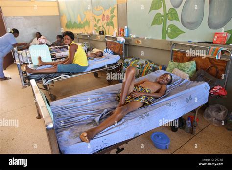 Hospital In Africa Stock Photo Alamy