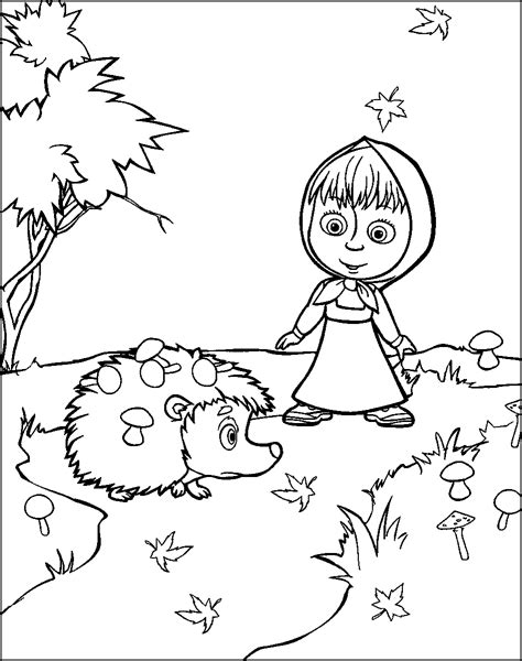 Coloring Pages Of Masha And The Bear Coloring Pages