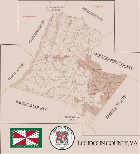 Map Of Loudoun County Va By Coliop Kolchovo On Deviantart