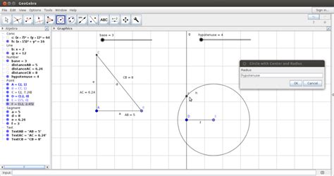 Learn Creating A Construction With Geogebra Open Educational Resources