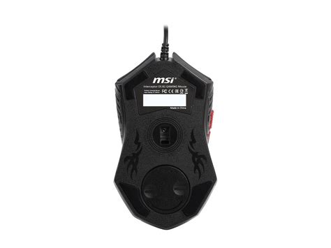 Msi Interceptor Ds B1 H01 0001711 Black Wired Optical Gaming Mouse