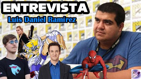 Entrevista a Luis Daniel Ramírez Voz de Spiderman Mr Beast YouTube