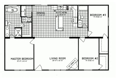 Primary Bedroom Double Wide Fleetwood Mobile Home Floor Plans Happy