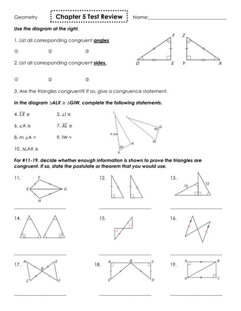 The triangle congruency theorem can be used to prove ≅ onp. Unit 6 Triangle Congruency Test - Congruent Triangles ...
