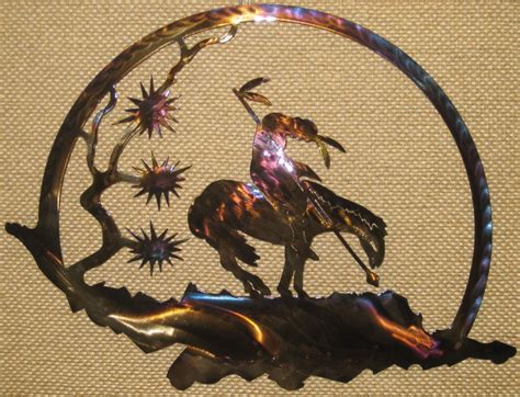 Southwest Metal Wall Art Trails Round Each Piece Is Hand Crafted In