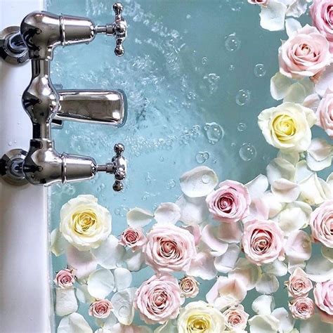 Floral Bath Double Tap If Youd Love To Take A Bath Filled With Flowers