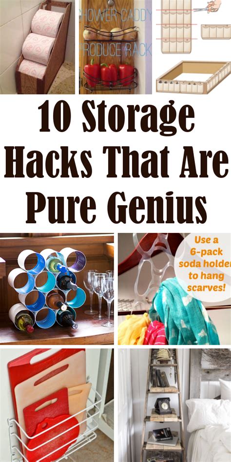10 Storage Hacks That Are Pure Genius Diy Home Sweet Home