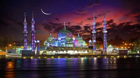 سلسلة اجمل مساجد العالم مسجد الكريستال ماليزيا Crystal Mosque