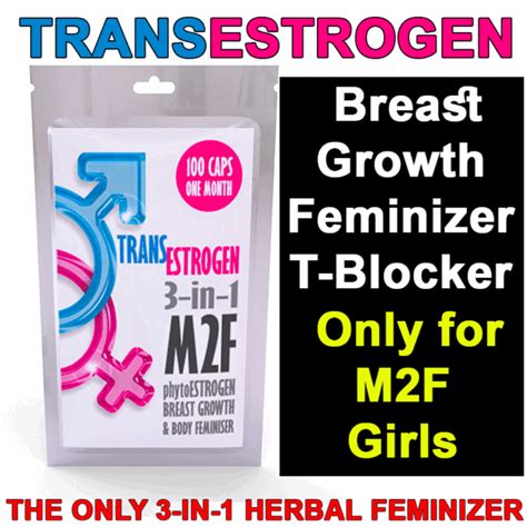 3 X M2f Transgender Breast Growth Feminizer Testosterone Blocker