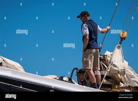 Replica Grand Banks Fishing Schooner Bluenose Ii Is Nova Scotias