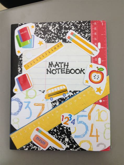 My Math Notebook Cover Soo Cute Math Notebook Cover Math Notebook Maths Notebook Cover Ideas
