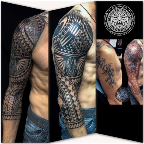 Freehand Polynesian Samoan Inspired Cover Up Marquesantattoos