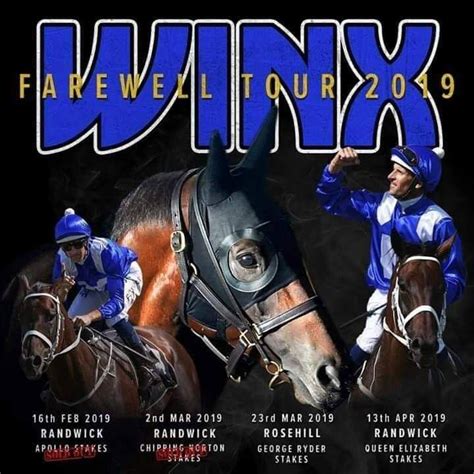 Winx Farewell Tour She Won The George Ryder So Only 1 Left The Queen