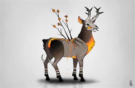 Deer Creature By Glosh On Deviantart