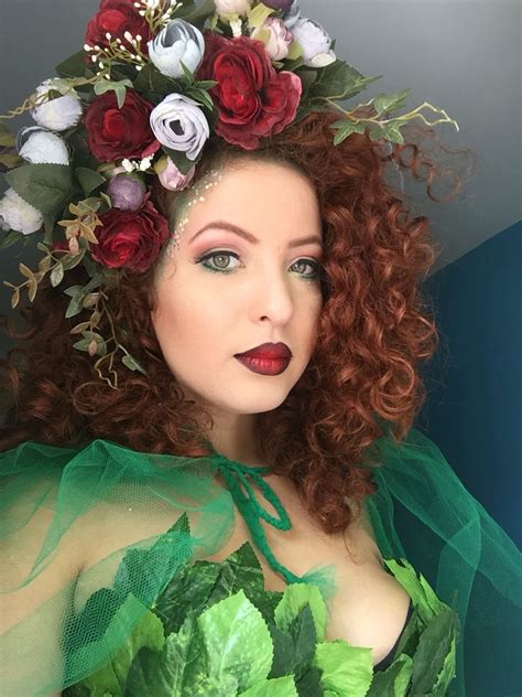 Poison Ivy Costume Hair And Makeup Diy Comic Con Costumes Halloween