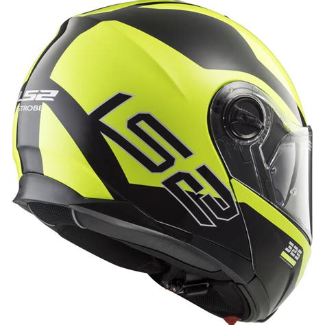 Ls2 Ff325 Strobe Zone Flip Front Motorcycle Helmet And Visor Flip Front