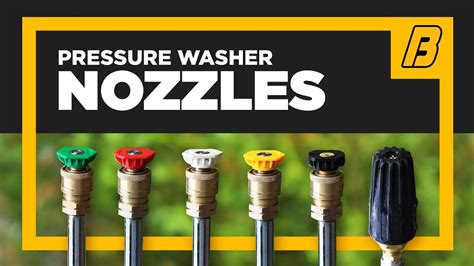 6 Pressure Washer Nozzles Explained Youtube