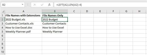 How To Use The Excel Left Function Goskills
