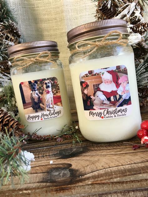 Personalized Photo Candle Soy Candle T By Cozylightcandleco