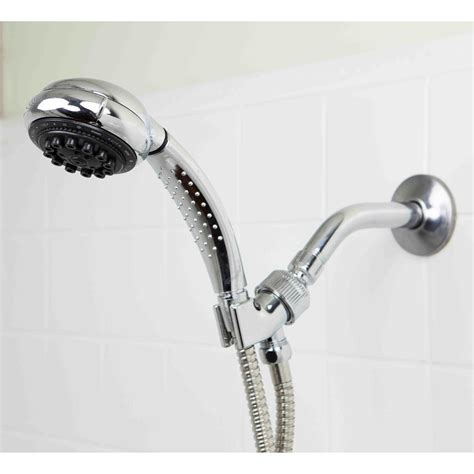 Sunbeam Chrome Plated Steel 8 Function Shower Head Massager Silver Ebay