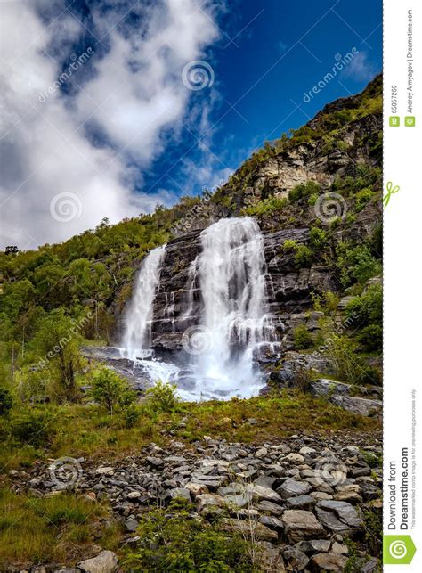 Beautiful Nature Norway Natural Landscape Waterfall