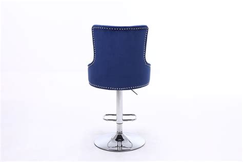 Very comfortable, a great height and look really stylish. Adjustable NEW Modern Breakfast Velvet & Chrome Bar Stool ...